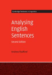 کتاب Analysing English Sentences A Minimalist Approach 