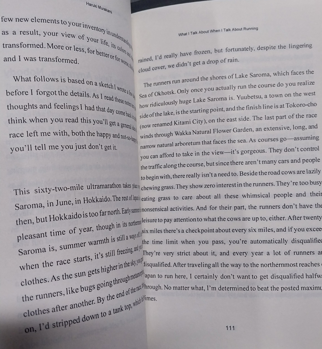 کتاب What I Talk About When I Talk About Running by Murakami