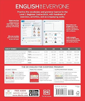 کتاب English For Everyone Beginner Level 1 Practice Book