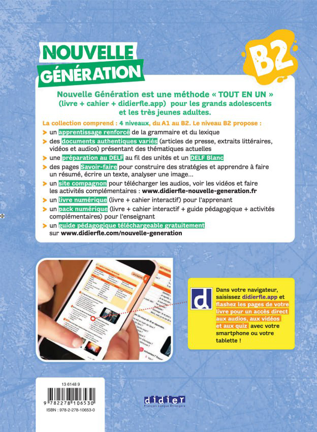 کتاب NOUVELLE GENERATION B2+ QR