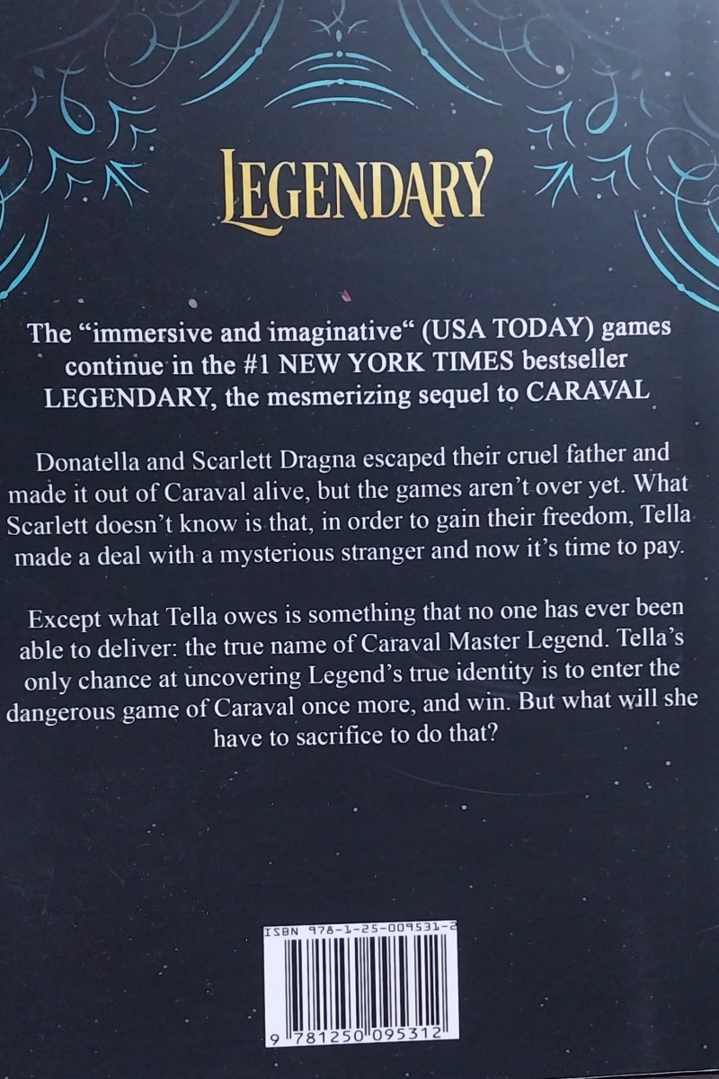 کتاب Legendary(caraval book2) by Stephanie Garber