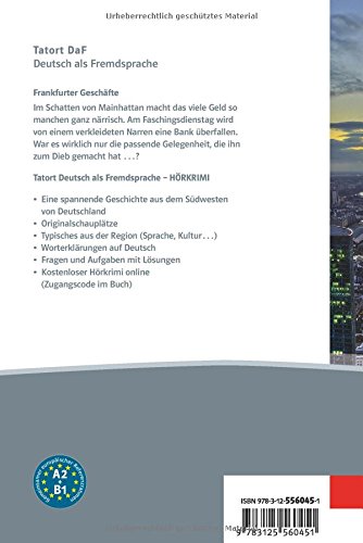 Frankfurter Geschäfte: Buch + Audio-CD | Klett Sprachen