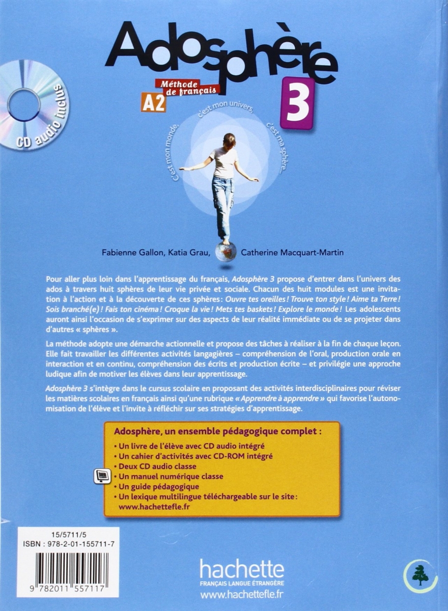 Adosphere 3 + Cahier + CD Audio