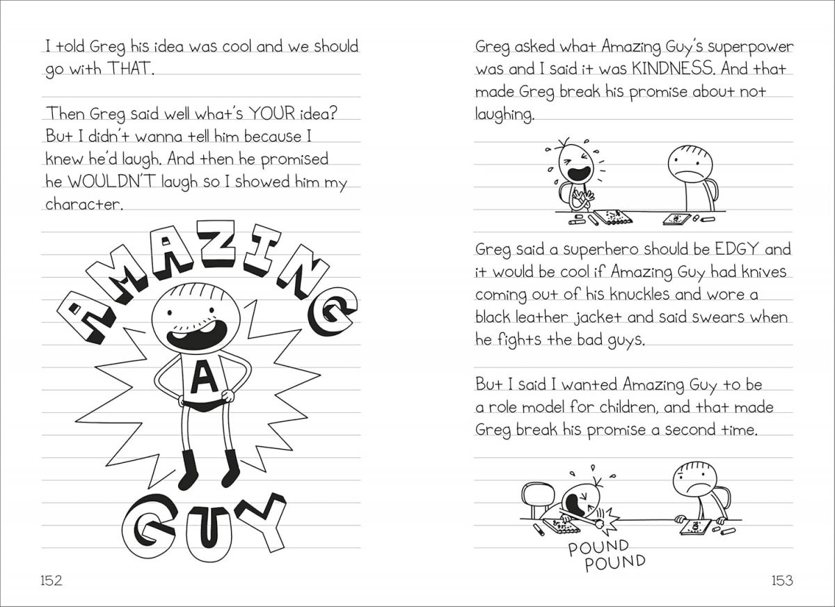 کتاب Diary of an Awesome Friendly Kid(Book 1) By Jeff Kinney