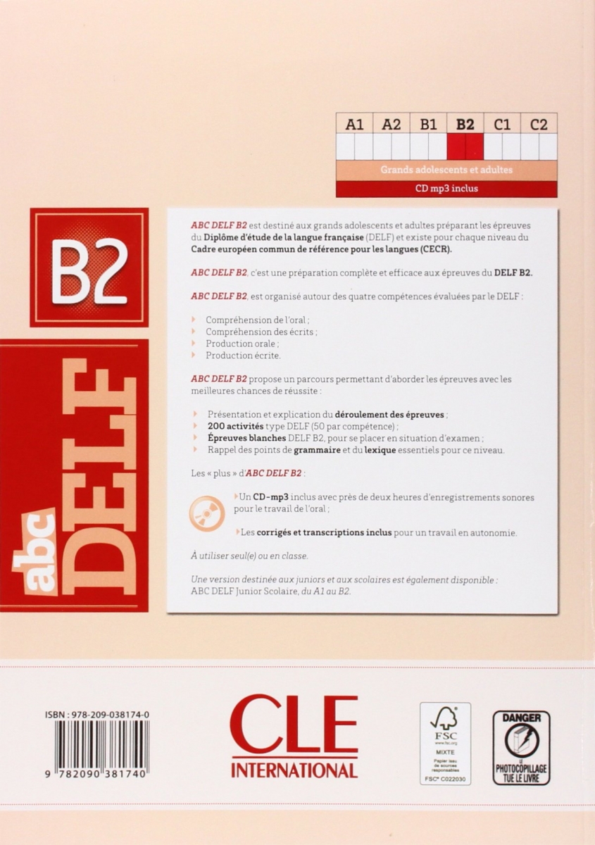  ABC DELF - Niveau B2  رنگی