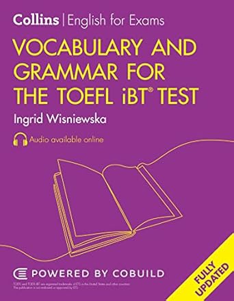 کتاب  Collins Skills for the TOEFL Test - Vocabulary and Grammar for the TOEFL iBT Test Second edition 