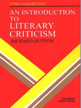 کتاب AN INTRODUCTION TO LITERARY CRITICISM