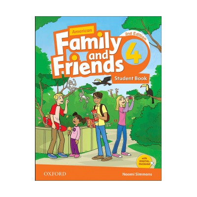American Family and Friends 4 (2nd) SB+WB  وزیری